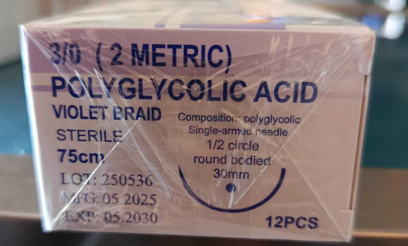 3/0 RB Polyglactin Suture