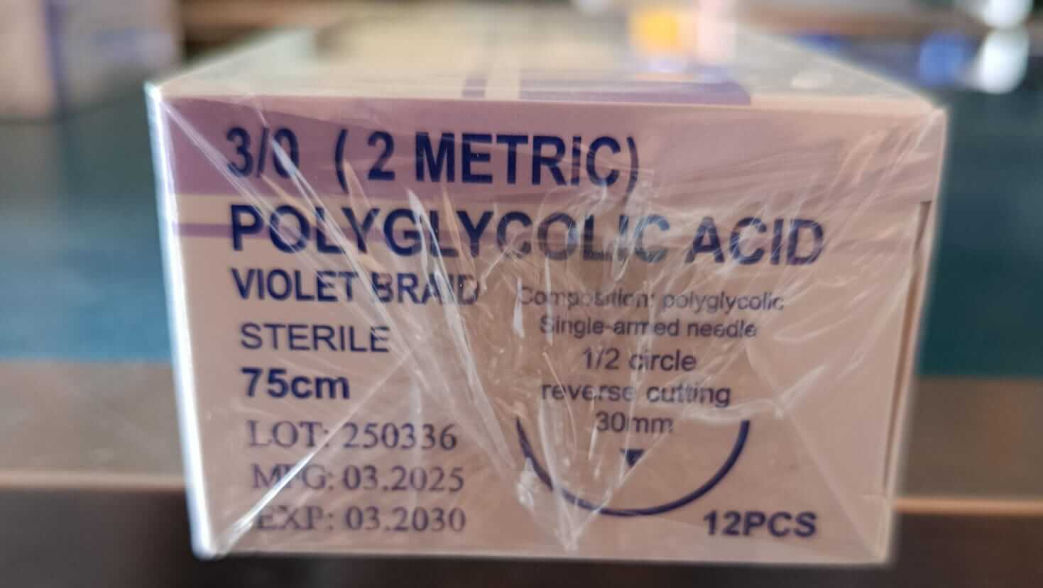3/0 RC Polyglactin Suture