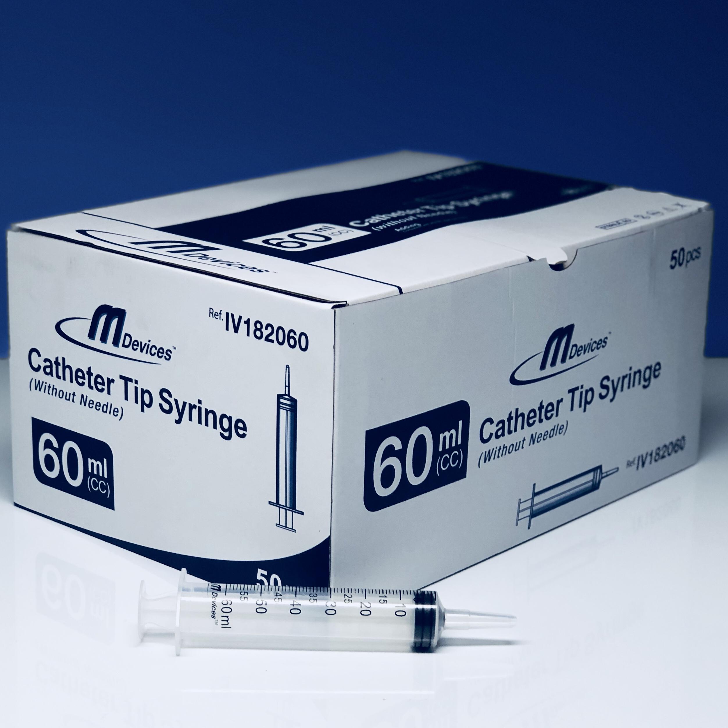 60ml Syringe & Catheter tip